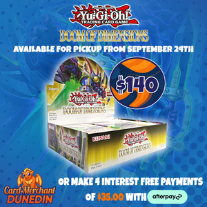 *Pre-Order* Yu-Gi-Oh!: Doom Of Dimensions - Booster Box | Releasing September 24, 2025