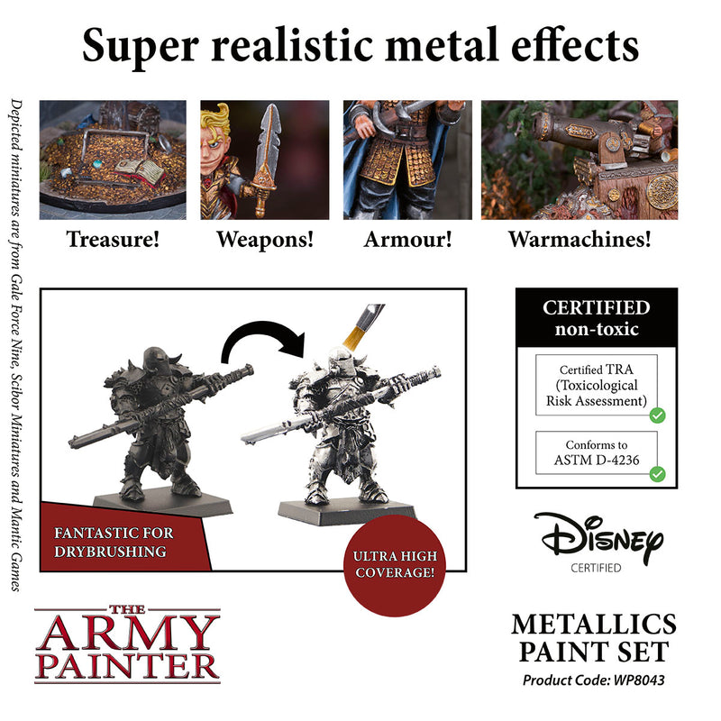 Army Painter Paint Set - Metallics Set