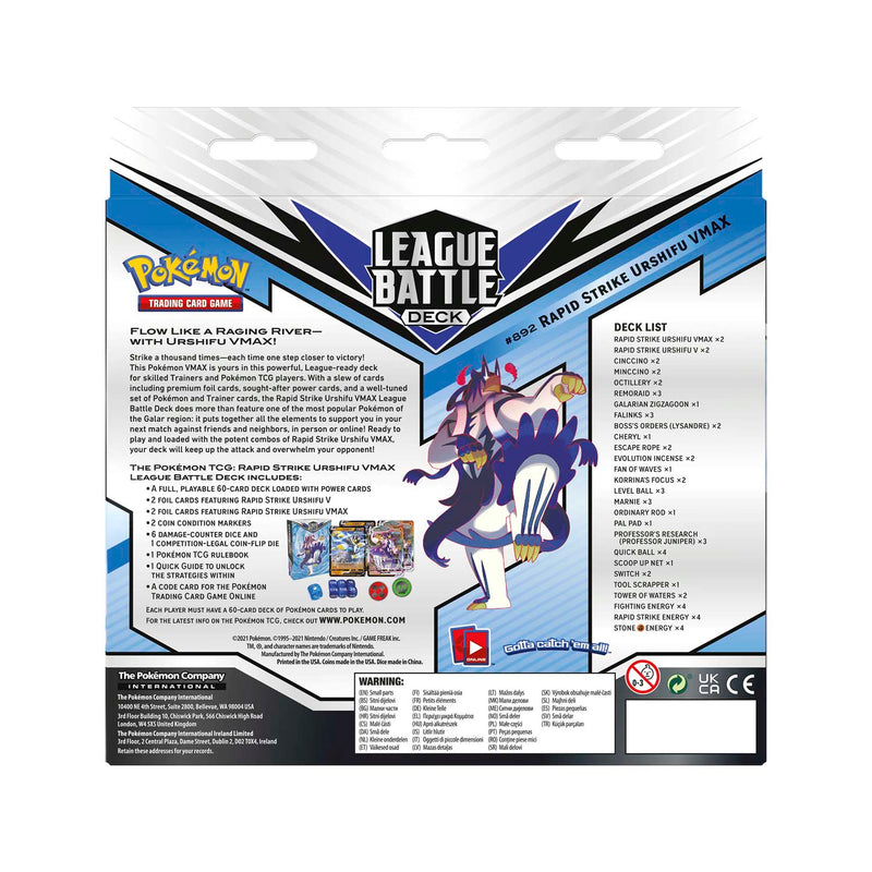 Pokémon TCG: Urshifu VMAX League Battle Deck