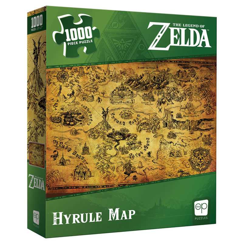 Legend of Zelda Jigsaw - Hyrule Map 1000pc