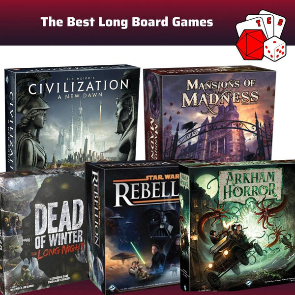 The Best Long Board Games - Fantasy Flight, Plaid Hat Games - The Game Store