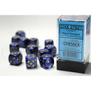 Chessex - Scarab 12mm D6 Dice - Royal Blue/gold