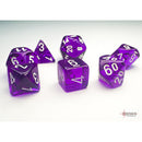 Chessex: Minihedral - Translucent Purple/White | Available Now
