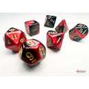 Chessex: Minihedral - Gemini Black-Red/Gold | Available Now
