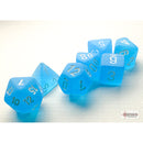 Chessex: Minihedral - Frosted Caribbean Blue/White | Available Now