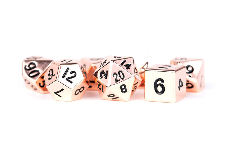 Metallic Dice Games: 16Mm Metal Dice Set - Copper | Available Now