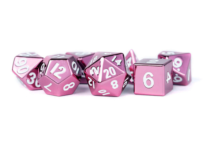 Metallic Dice Games: 16Mm Metal Dice Set - Pink | Available Now