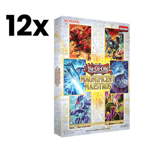 **PRE-ORDER** YGO - Magnificent Maestros 3-Pack Tuckbox Case (1st Edition)