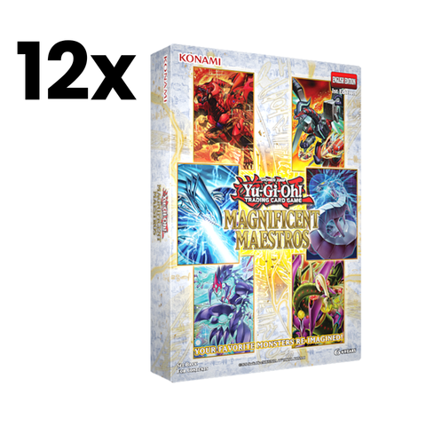 **PRE-ORDER** YGO - Magnificent Maestros 3-Pack Tuckbox Case (1st Edition)