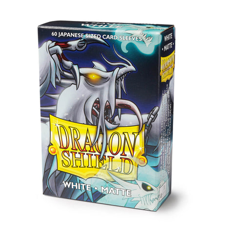 Dragon Shield: Japanese Size 60Ct - White Card Sleeves | Available Now