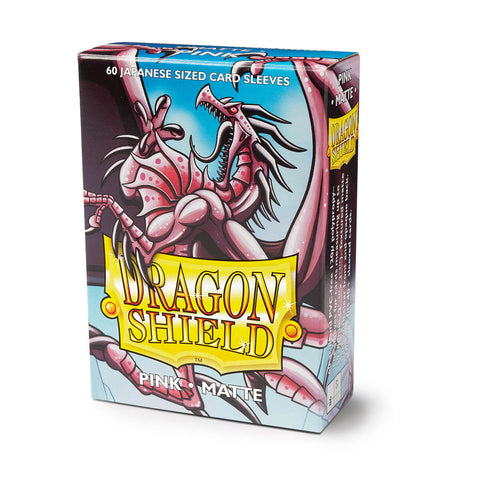 Dragon Shield: Japanese Size 60Ct - Pink Card Sleeves | Available Now