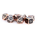 MDG – Metal Enamel Dice: Antique Copper with Black