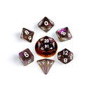 Metallic Dice Games: Mini Polyhedral - Stardust Supervolcano Dice | Available Now