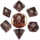 Metallic Dice Games: Mini Polyhedral - Ethereal Black Dice | Available Now