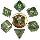 Metallic Dice Games: Mini Polyhedral - Ethereal Green Dice | Available Now