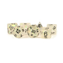 Metallic Dice Games: 16mm Resin Poly Dice Set - Icy Opal Clear| Available Now