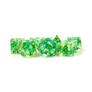 Metallic Dice Games: 16mm Resin Poly Dice Set -  Sea Foam | Available Now