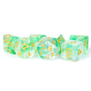 Metallic Dice Games: 16mm Resin Poly Dice Set -  Icy Everglades | Available Now