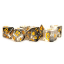 Metallic Dice Games: 16mm Resin Poly Dice Set -  Rogue Rage | Available Now