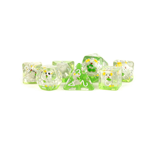 Metallic Dice Games: 16mm Resin Poly Dice Set - Koala Dice | Available Now