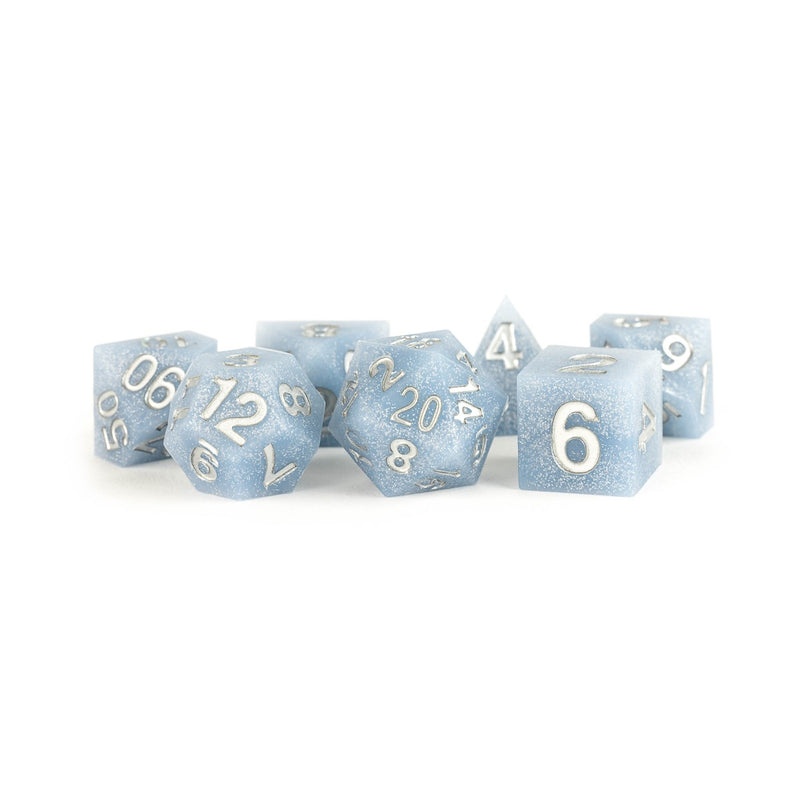 FanRoll: 16mm Silicone Rubber Dice Set - Glacial Debris | Available Now
