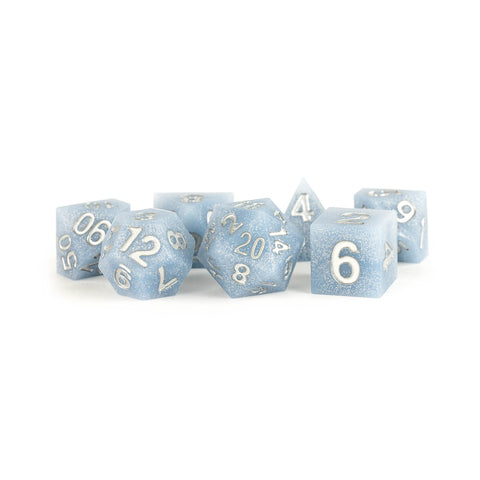 FanRoll: 16mm Silicone Rubber Dice Set - Glacial Debris | Available Now