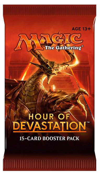 Magic the Gathering: Hour of Devastation - Draft Booster Pack | Available Now