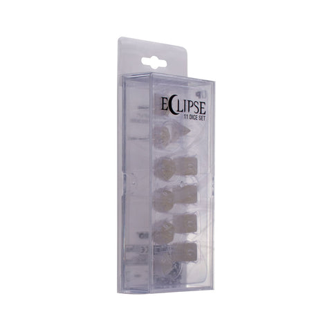 Ultra PRO: Eclipse 11 Dice Set - Arctic White | Available Now