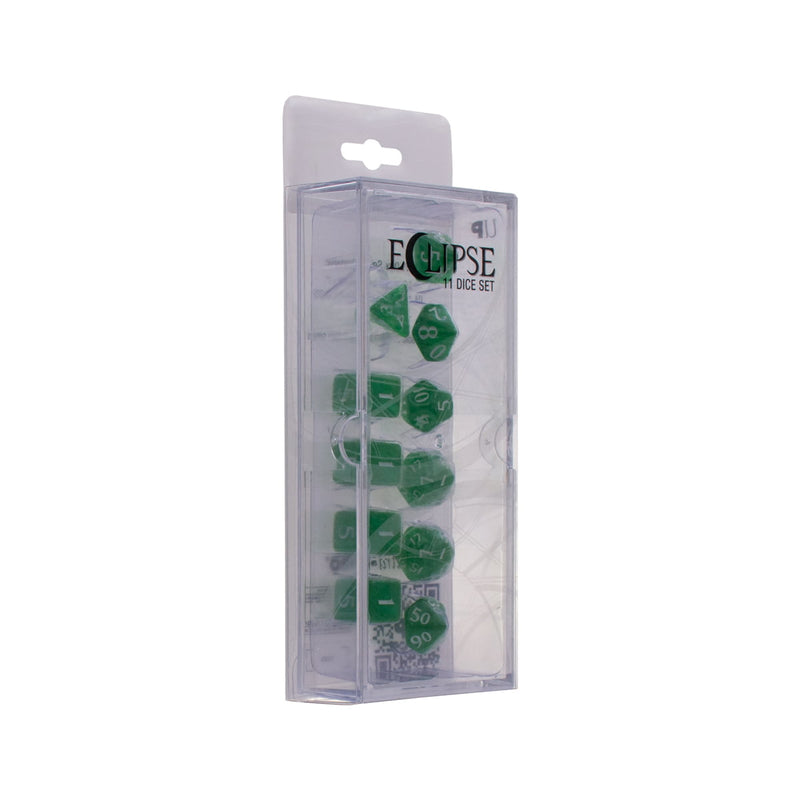 Ultra PRO: Eclipse 11 Dice Set - Forest Green | Available Now