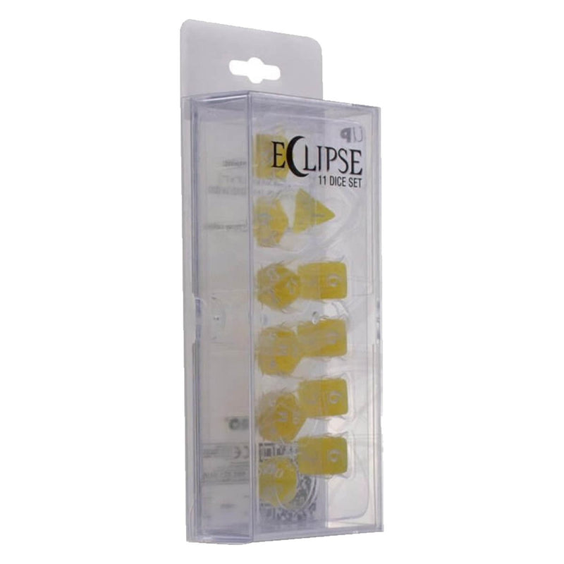 Ultra PRO: Eclipse 11 Dice Set - Lemon Yellow | Available Now