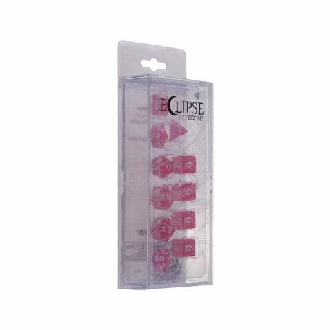 Ultra PRO: Eclipse 11 Dice Set - Hot Pink | Available Now