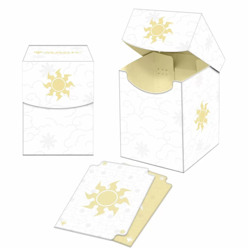 Ultra-Pro: Magic The Gathering 100 Count Deck Box - Plains | Available Now