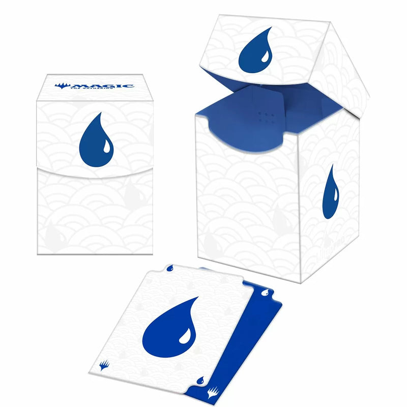 Ultra-Pro: Magic The Gathering 100 Count Deck Box - Island | Available Now