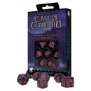 Q Workshop: Call of Cthulhu 7th Edition - Black & Magenta Dice | Available Now