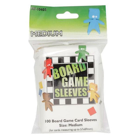 Dragon Shield - Board Game Sleeves - Clear - Medium (57x89mm)