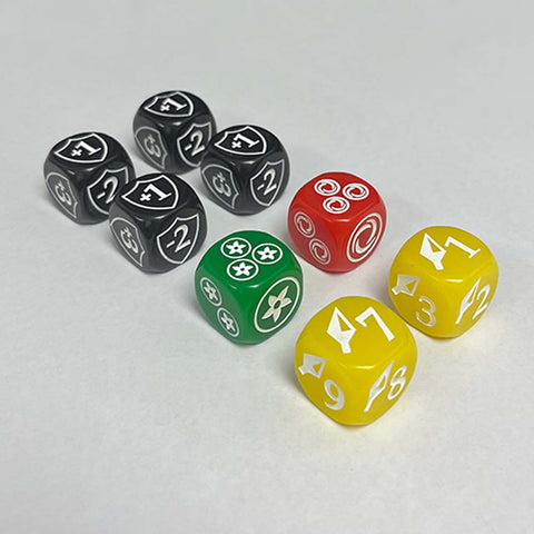 20mm Flesh and Blood Dice Set 8pc (Opaque)