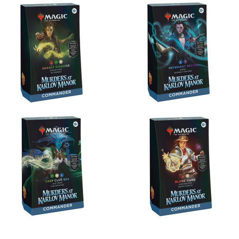 Magic The Gathering: Murders At Karlov Manor - Commander Decks