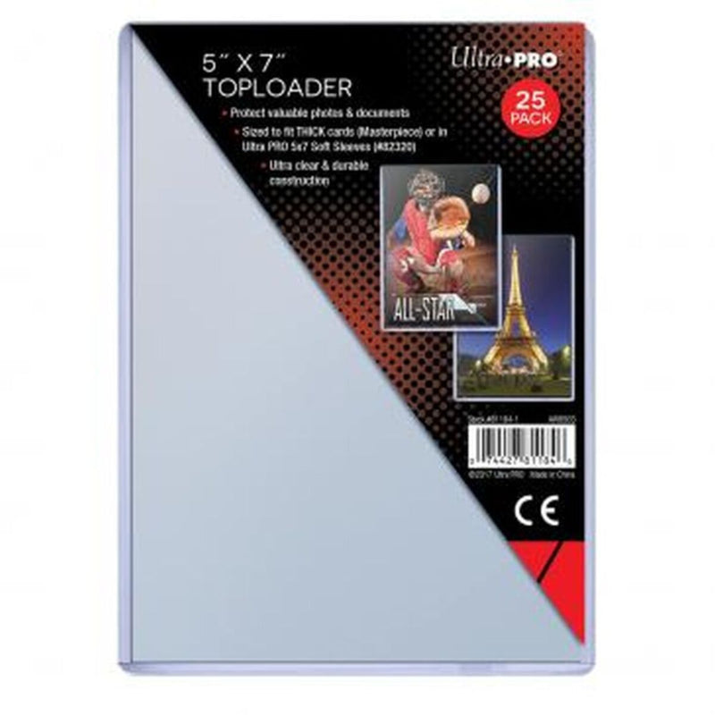 Ultra Pro: 5" X 7" Toploader 25ct