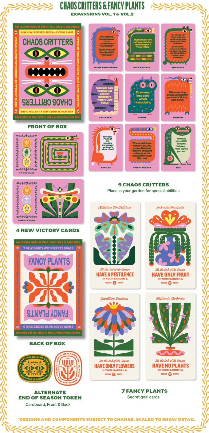 Vicious Gardens - Chaos Critters & Fancy Plants Expansion
