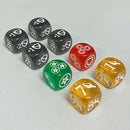 25mm Flesh and Blood Dice Set 8pc (Clear)