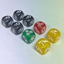 25mm Flesh and Blood Dice Set 8pc (Marble)