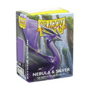 Dragon Shield Sleeves (100) Dual Matte - Nebula & Silver