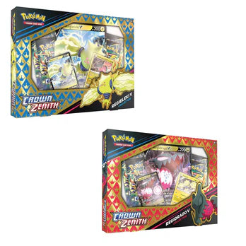 Pokemon TCG Crown Zenith Regieleki & Regidrago V collection box
