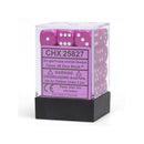 Chessex: 12mm D6 Dice Block - Opaque Pastel Light Purple/White | Available Now