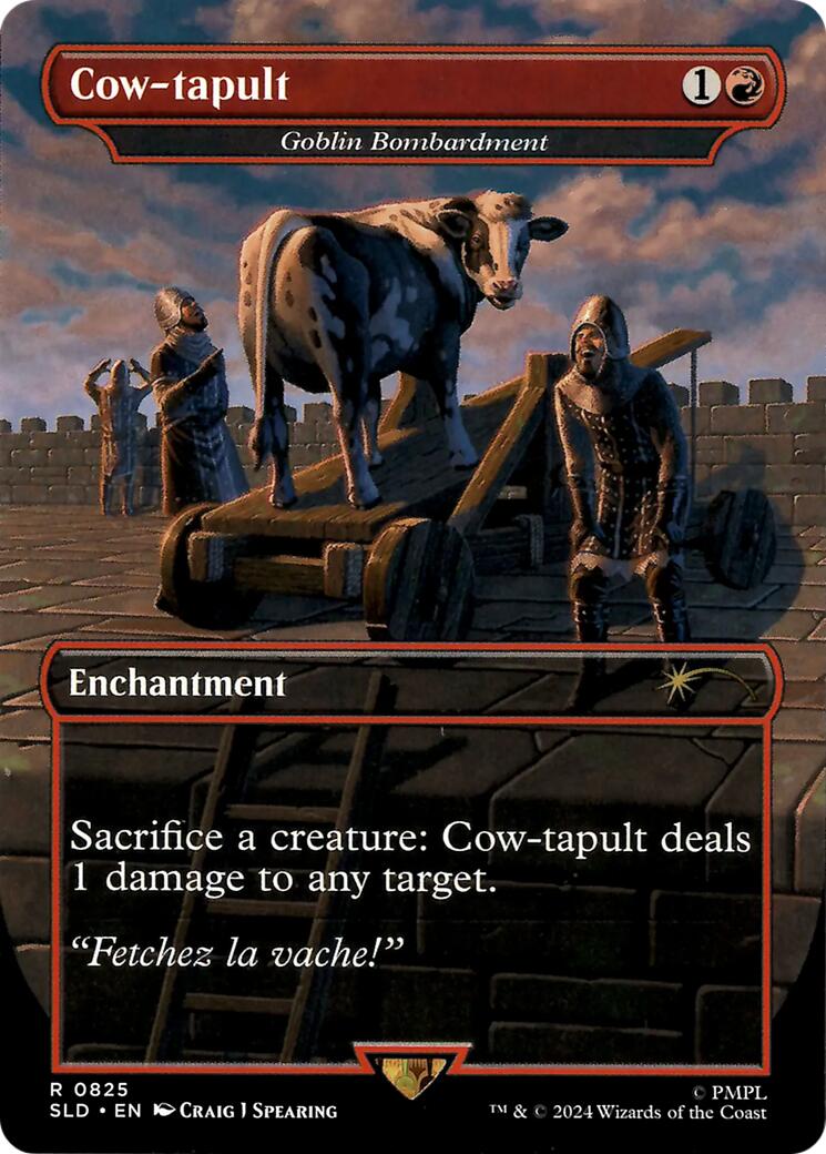 Cow-tapult - Goblin Bombardment [Secret Lair Drop Series]