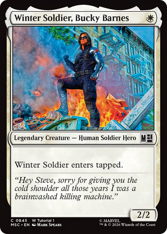Winter Soldier, Bucky Barnes [Marvel Super Heroes Commander]