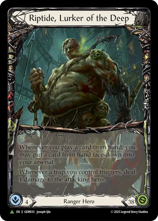 Riptide, Lurker of the Deep (Marvel) [GEM033] (GEM Pack 2)  Cold Foil