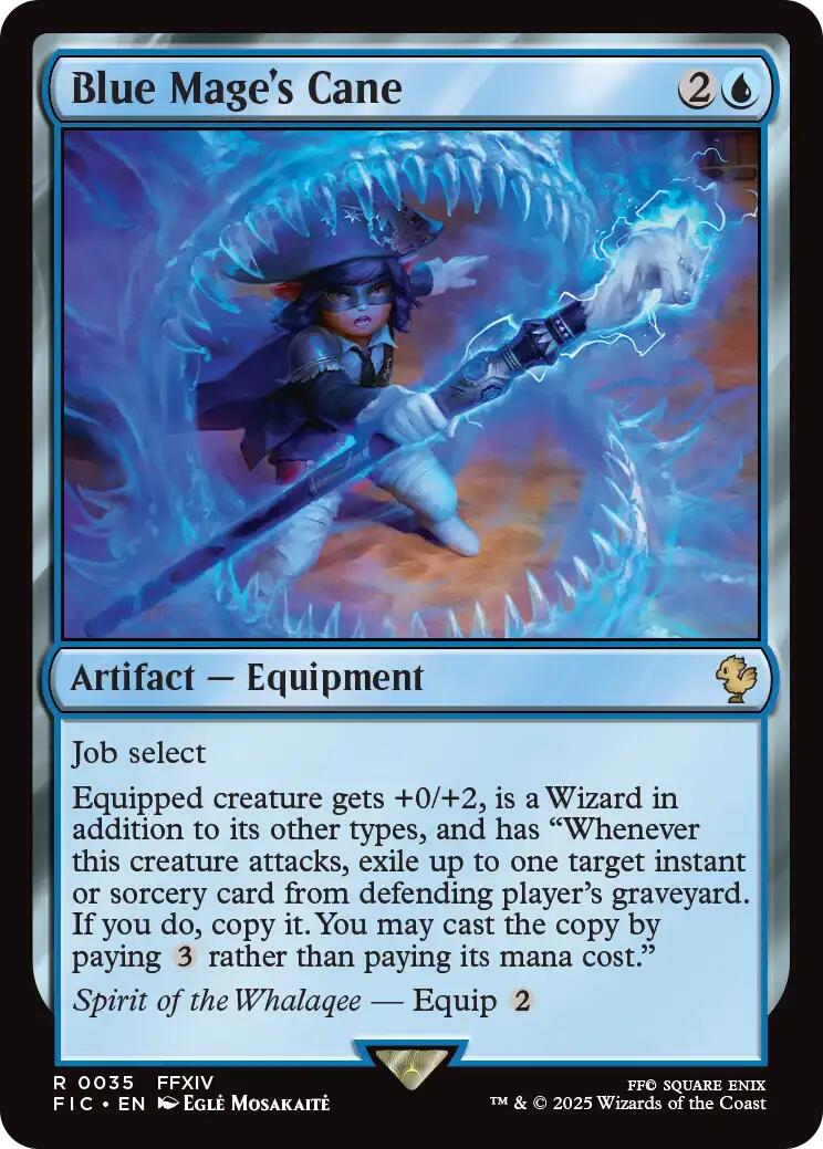 Blue Mage's Cane (Surge Foil) [FINAL FANTASY Commander]