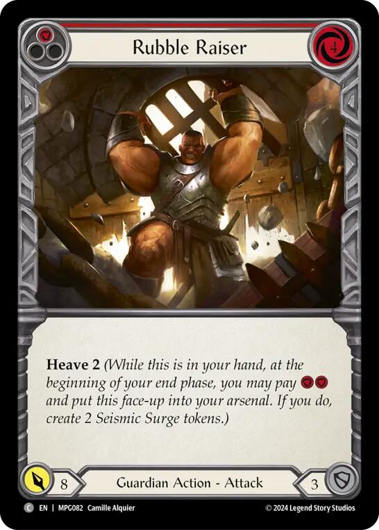 Rubble Raiser (Red) [MPG082] (Mastery Pack Guardian)