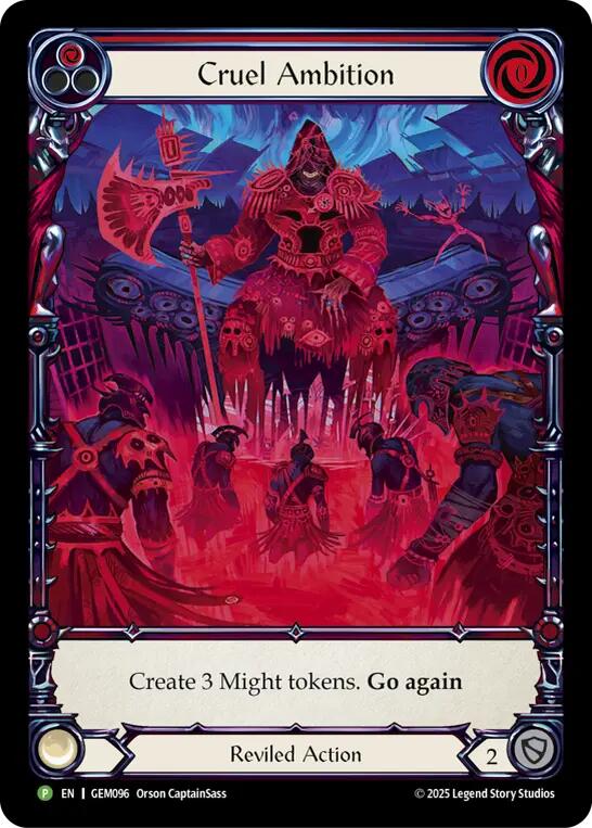 Cruel Ambition [GEM096] (GEM Pack 3)